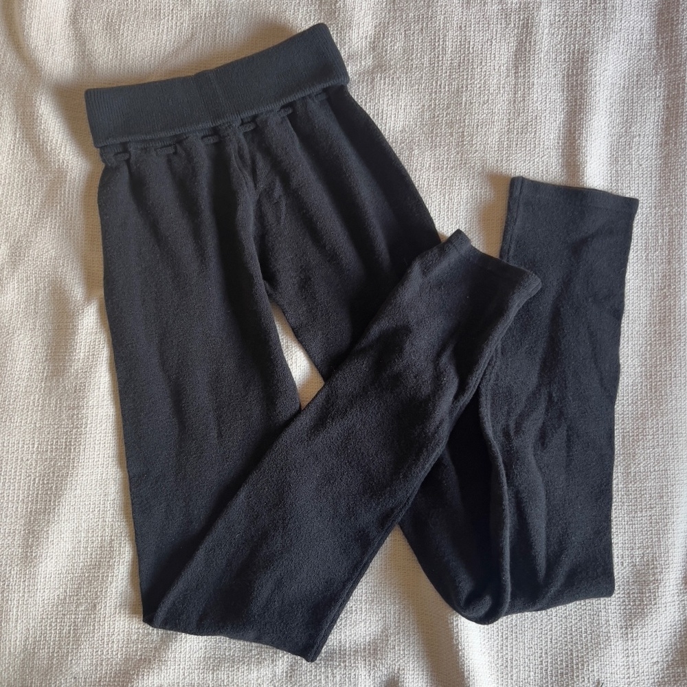 Sansha knit ballet warm up pants with drawstring waistband - small